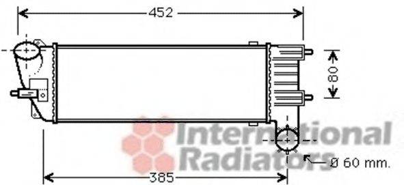 VAN WEZEL 40004344 Інтеркулер