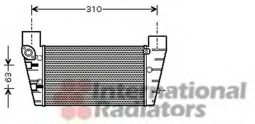 VAN WEZEL 03004248 Інтеркулер