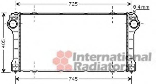 VAN WEZEL 53004565 Інтеркулер