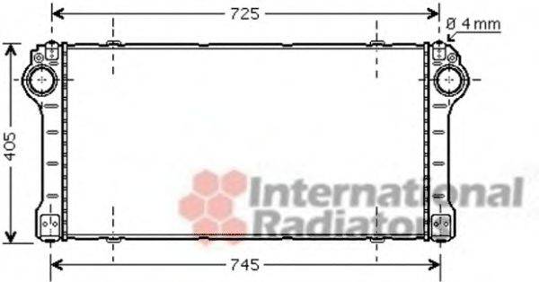 VAN WEZEL 53004567 Інтеркулер