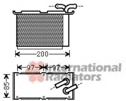 VAN WEZEL 58004305 Інтеркулер