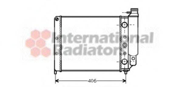 VAN WEZEL 43002078 Радіатор, охолодження двигуна