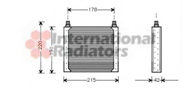 VAN WEZEL 43003146 масляний радіатор, моторне масло