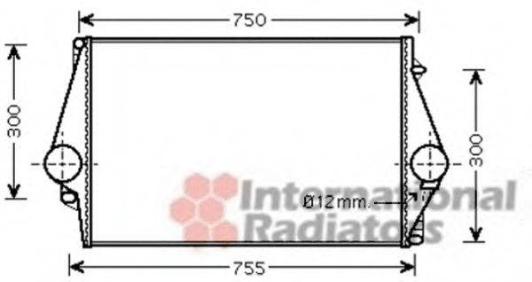 VAN WEZEL 59004137 Інтеркулер