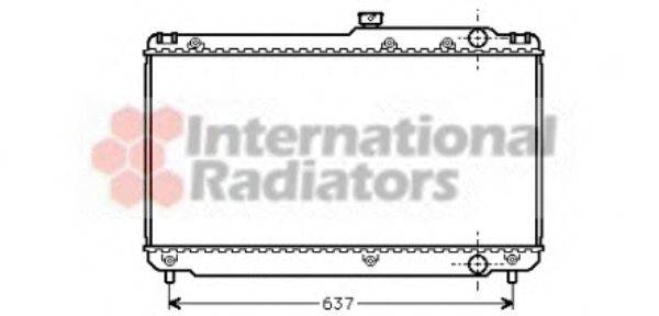 VAN WEZEL 53002041 Радіатор, охолодження двигуна