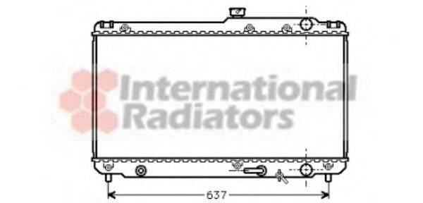 VAN WEZEL 53002187 Радіатор, охолодження двигуна