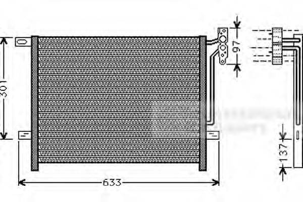 VAN WEZEL 06005397 Конденсатор, кондиціонер