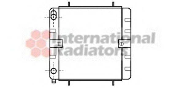 VAN WEZEL 58002032 Радіатор, охолодження двигуна