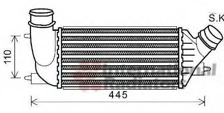 VAN WEZEL 09004270 Інтеркулер