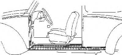 VAN WEZEL 580105 Накладка порога