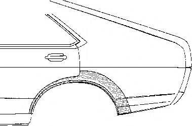 VAN WEZEL 5807148 Боковина