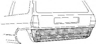 VAN WEZEL 5820136 Задня стінка