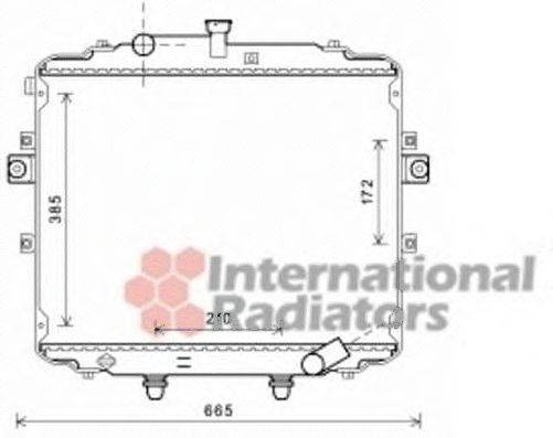 VAN WEZEL 82002251 Радіатор, охолодження двигуна