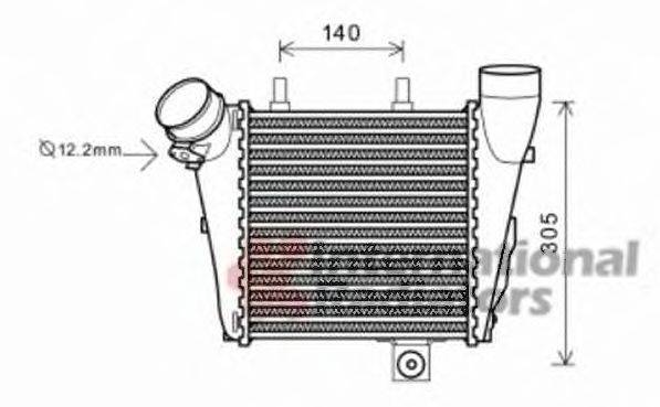 VAN WEZEL 03004323 Інтеркулер