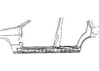 VAN WEZEL 5888104 Накладка порога