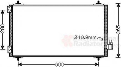 VAN WEZEL 09005271 Конденсатор, кондиціонер