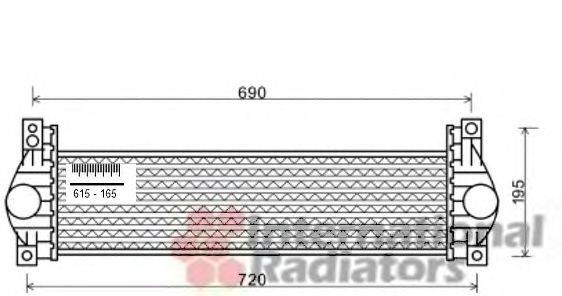 VAN WEZEL 81004093 Інтеркулер