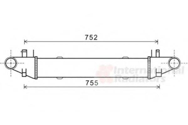 VAN WEZEL 30004557 Інтеркулер