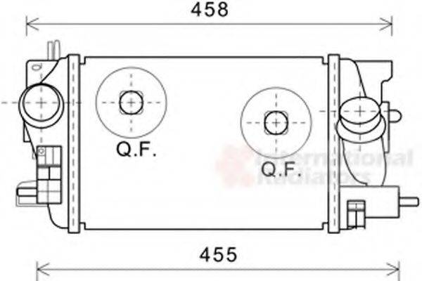 VAN WEZEL 37004593 Інтеркулер