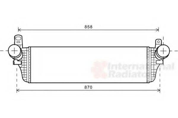 VAN WEZEL 58004313 Інтеркулер