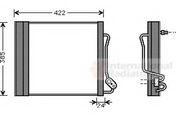 VAN WEZEL 29005001 Конденсатор, кондиціонер