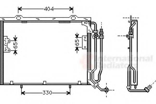 VAN WEZEL 30005279 Конденсатор, кондиціонер