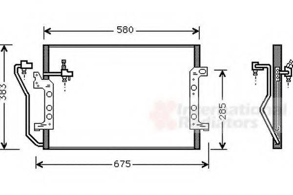 VAN WEZEL 30005289 Конденсатор, кондиціонер