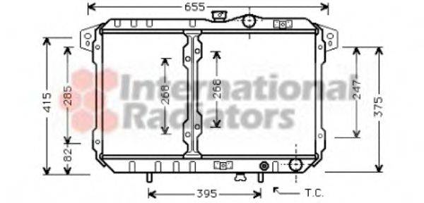 VAN WEZEL 32002065 Радіатор, охолодження двигуна