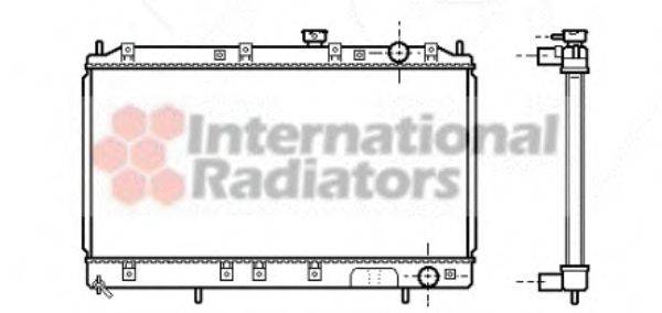 VAN WEZEL 32002141 Радіатор, охолодження двигуна