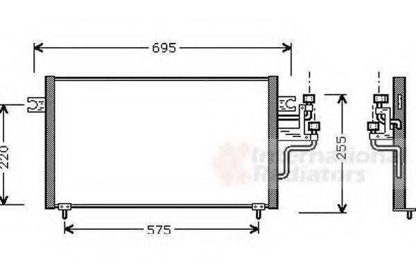 VAN WEZEL 32005119 Конденсатор, кондиціонер