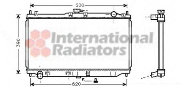 VAN WEZEL 27002138 Радіатор, охолодження двигуна