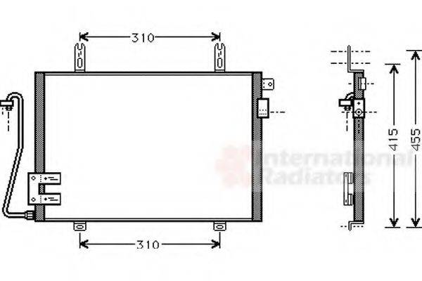 VAN WEZEL 43005221 Конденсатор, кондиціонер