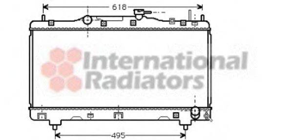 VAN WEZEL 53002257 Радіатор, охолодження двигуна