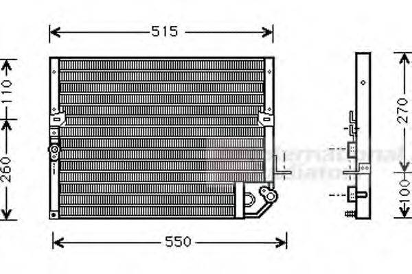 VAN WEZEL 53005118 Конденсатор, кондиціонер