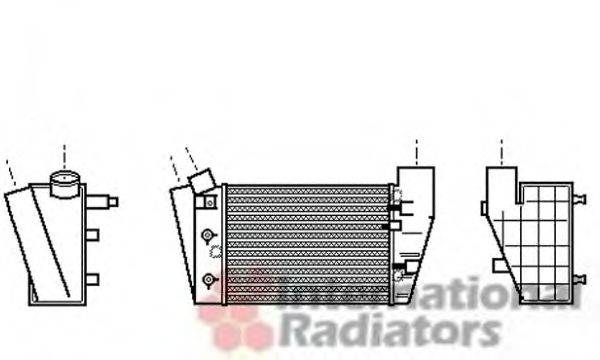 VAN WEZEL 03004188 Інтеркулер