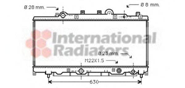 VAN WEZEL 73002084 Радіатор, охолодження двигуна