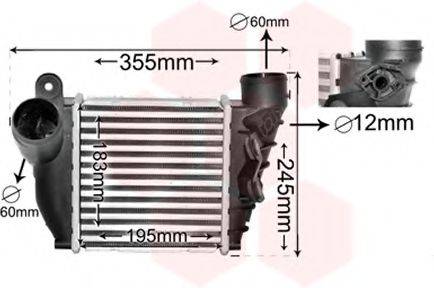 VAN WEZEL 58004200 Інтеркулер