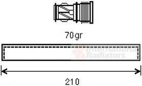 VAN WEZEL 0600D439 Осушувач, кондиціонер