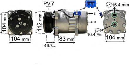 VAN WEZEL 5800K288 Компресор, кондиціонер