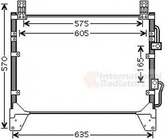 VAN WEZEL 81005142 Конденсатор, кондиціонер