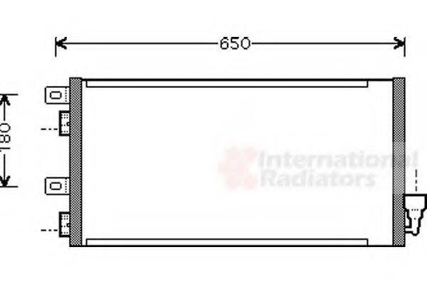 VAN WEZEL 06005256 Конденсатор, кондиціонер