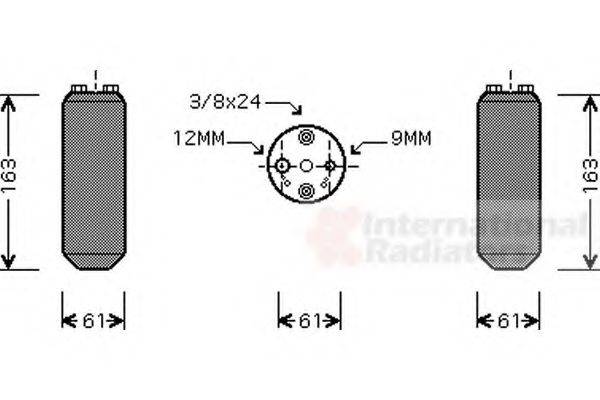 VAN WEZEL 1300D058 Осушувач, кондиціонер