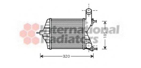 VAN WEZEL 17004280 Інтеркулер