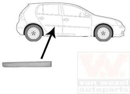 VAN WEZEL 5894426 Облицювання / захисна накладка, двері