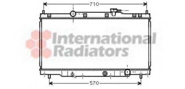 VAN WEZEL 25002162 Радіатор, охолодження двигуна