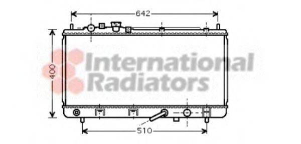 VAN WEZEL 27002168 Радіатор, охолодження двигуна