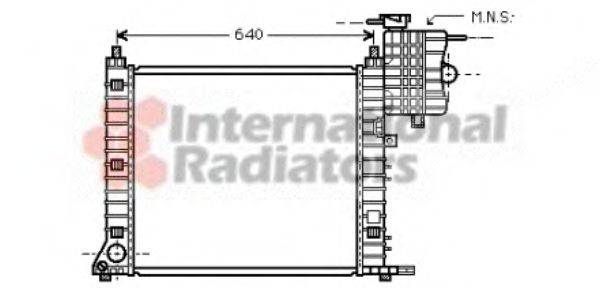 VAN WEZEL 30002348 Радіатор, охолодження двигуна