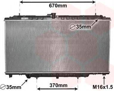 VAN WEZEL 33002394 Радіатор, охолодження двигуна