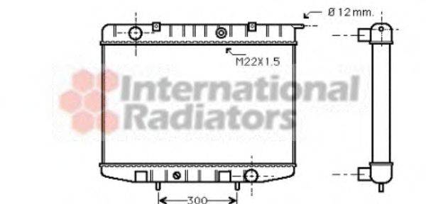 VAN WEZEL 37002337 Радіатор, охолодження двигуна