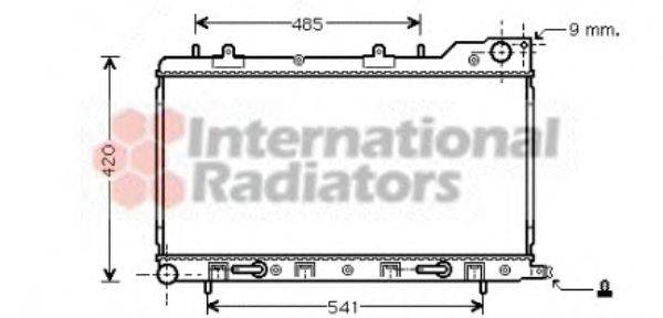 VAN WEZEL 51002048 Радіатор, охолодження двигуна